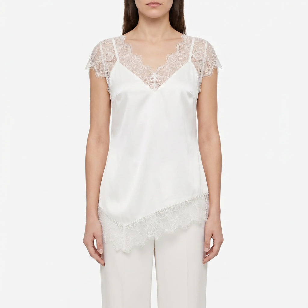 Asymmetrische elegante top