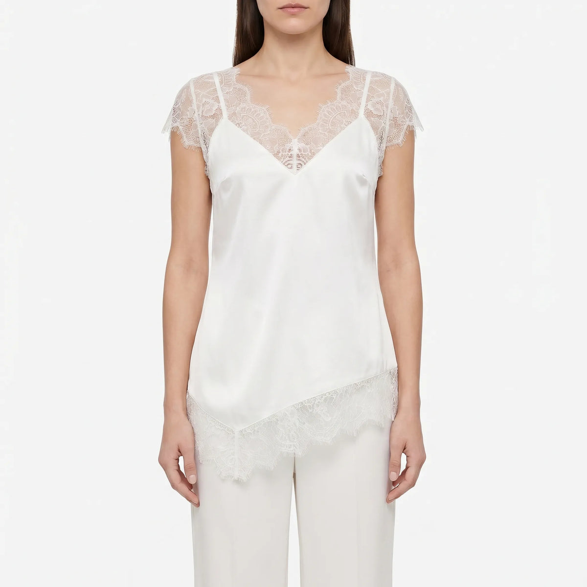 Asymmetrische elegante top