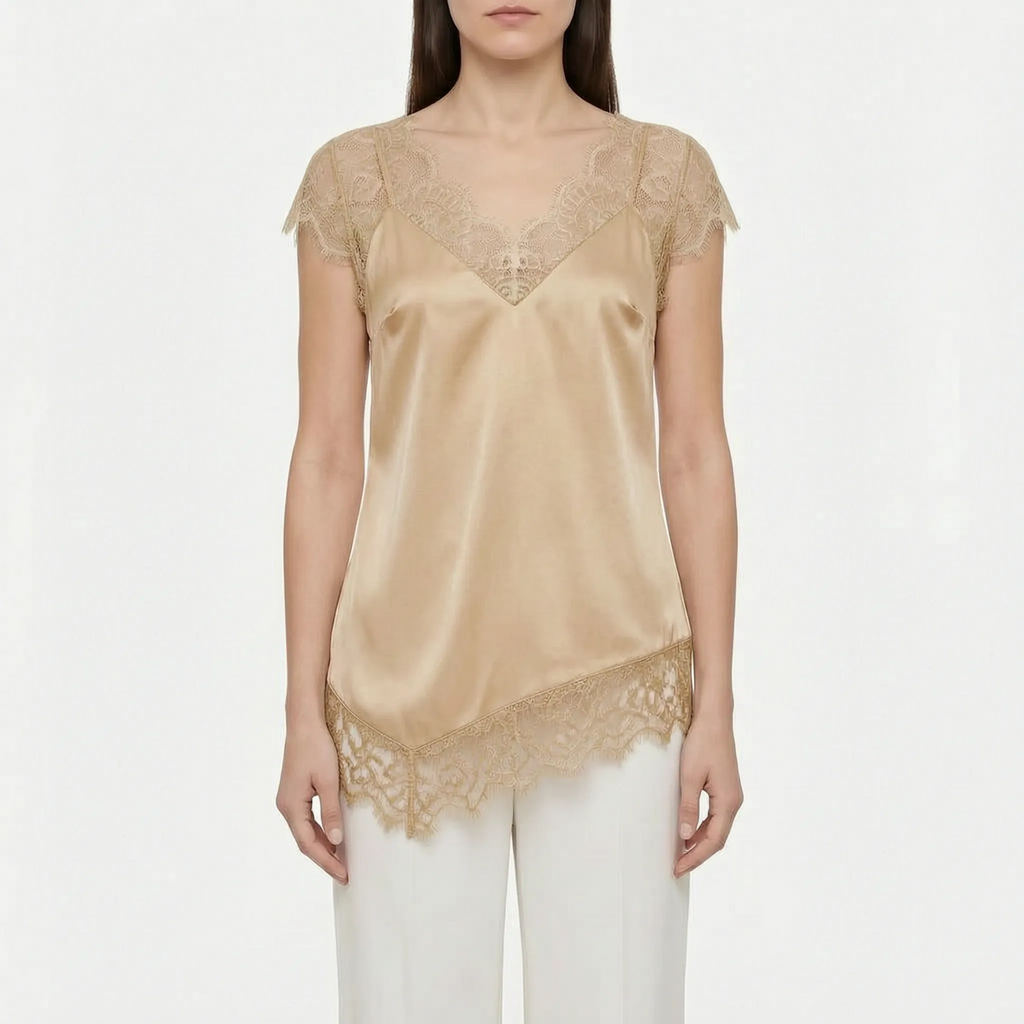 Asymmetrische elegante top