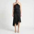 Asymmetrische midi-slipdress – Noor