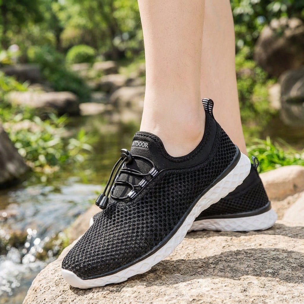 Ademend mesh sneakers