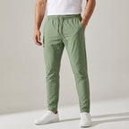 Ademend sportbroek met trekkoord