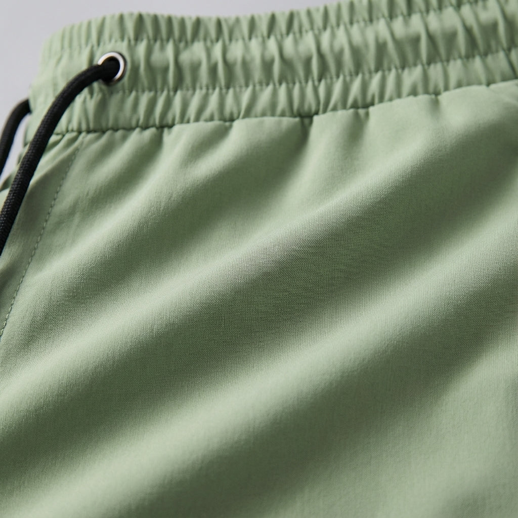 Ademend sportbroek met trekkoord