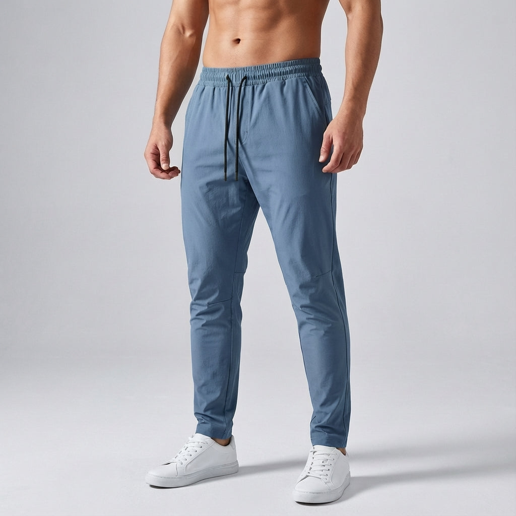 Ademend sportbroek met trekkoord