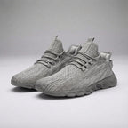 Gebreide herensneakers met elastische veters