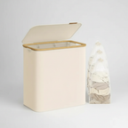 Ademend textiel wasmand