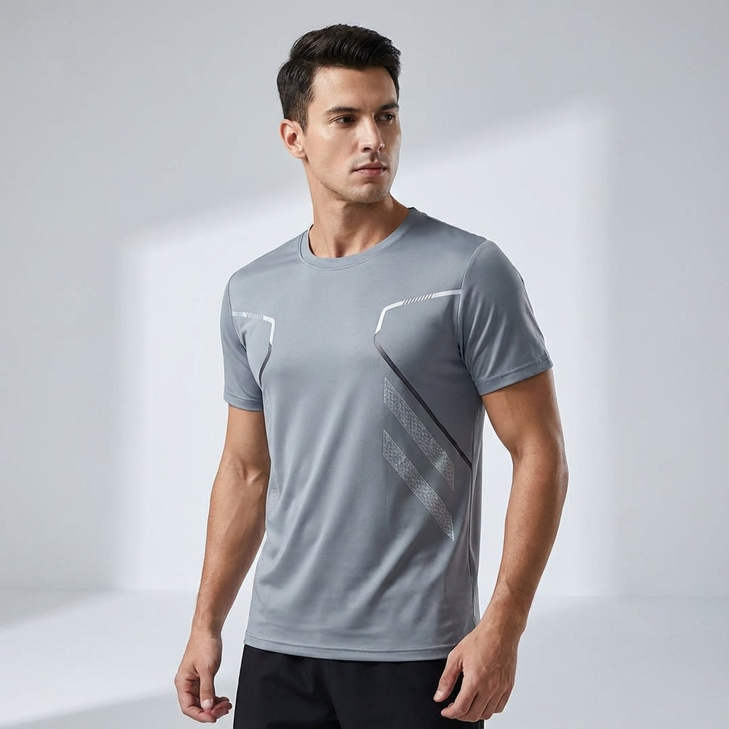 Ademend sportshirt met print
