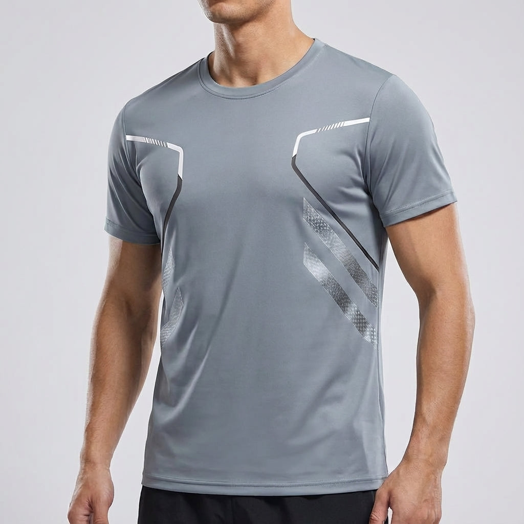 Ademend sportshirt met print