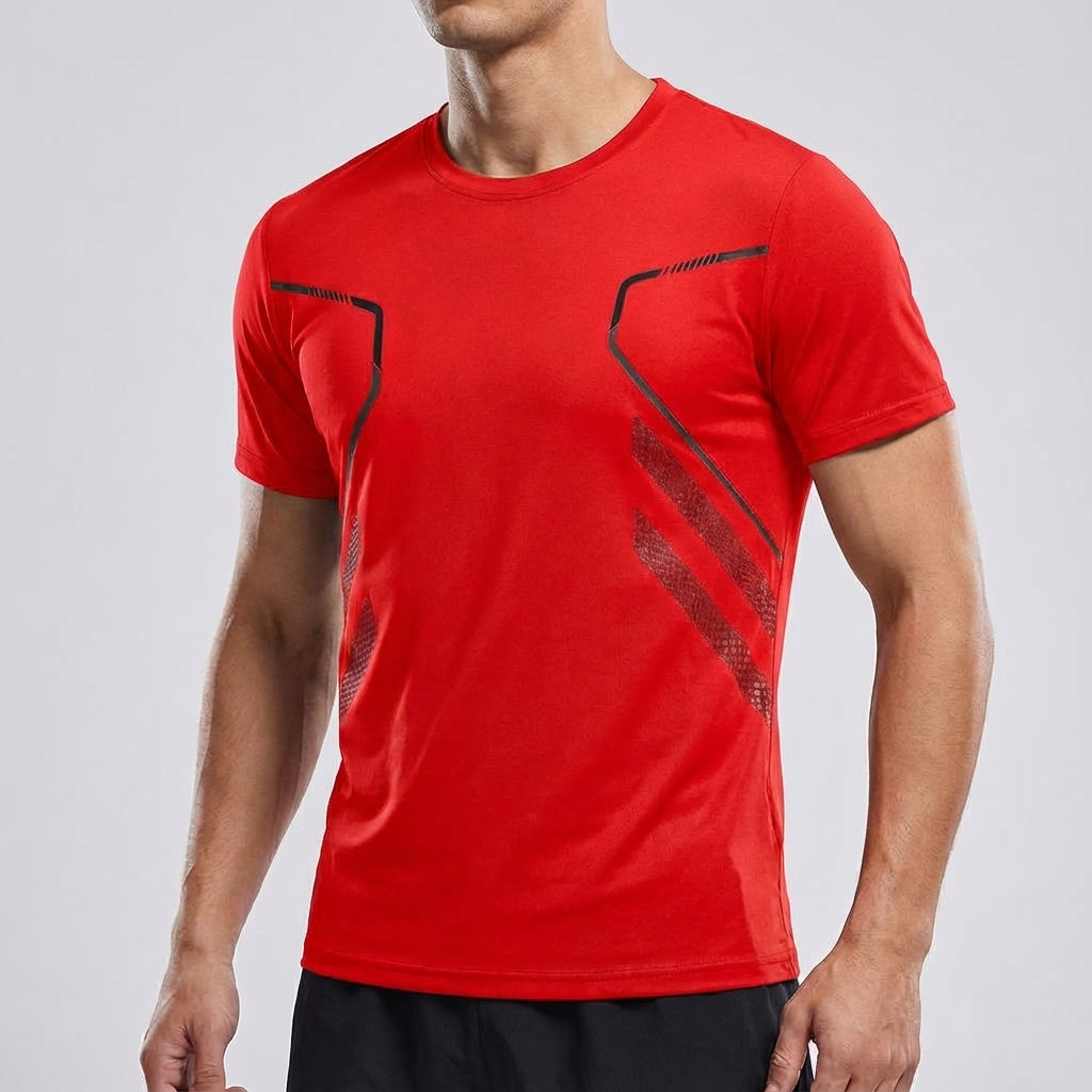 Ademend sportshirt met print