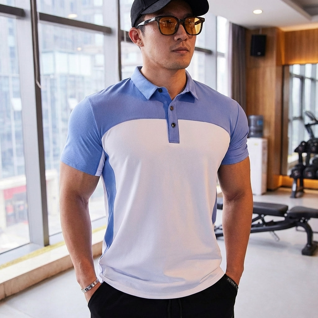 Ademend sportpoloshirt — afbeelding 9
