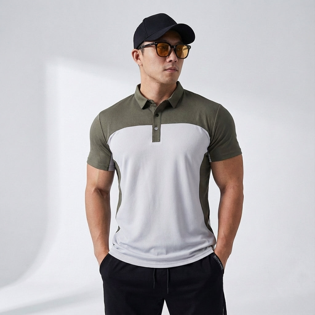 Ademend sportpoloshirt — afbeelding 5