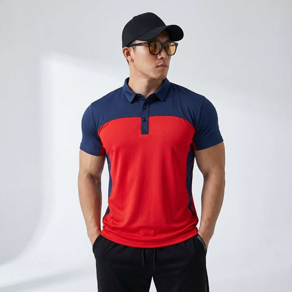 Ademend sportpoloshirt — afbeelding 7