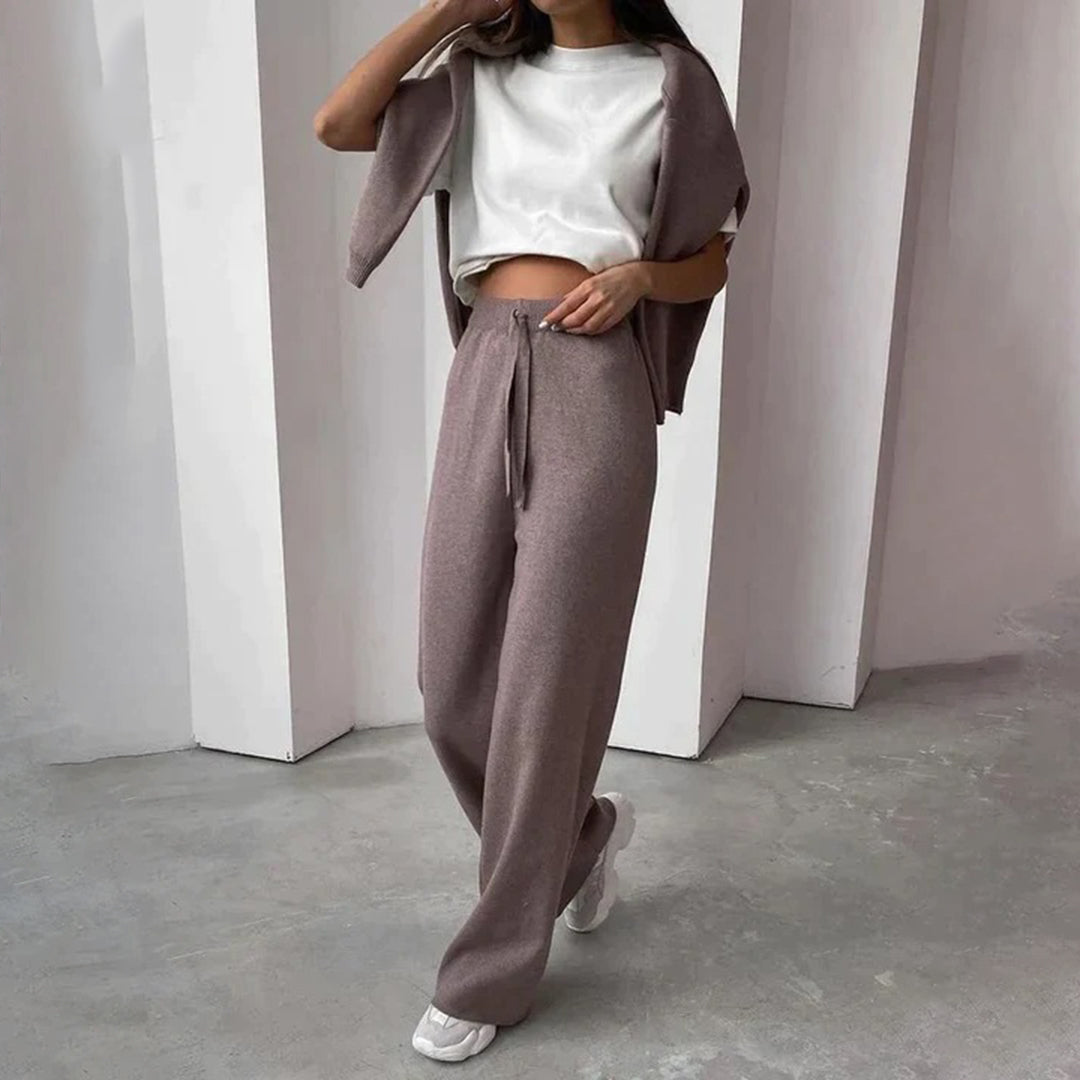 En comfortabele kasjmier set