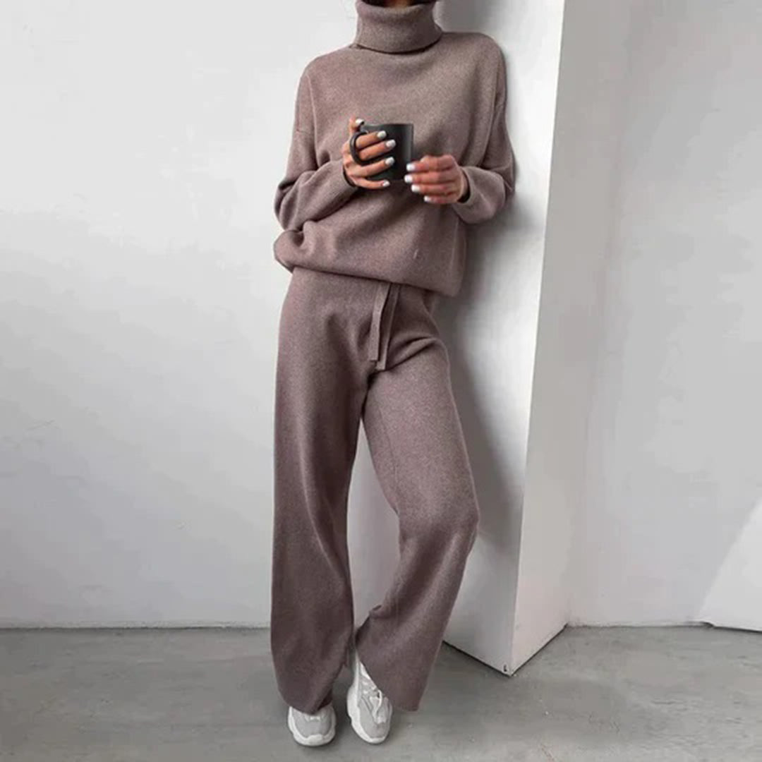 En comfortabele kasjmier set