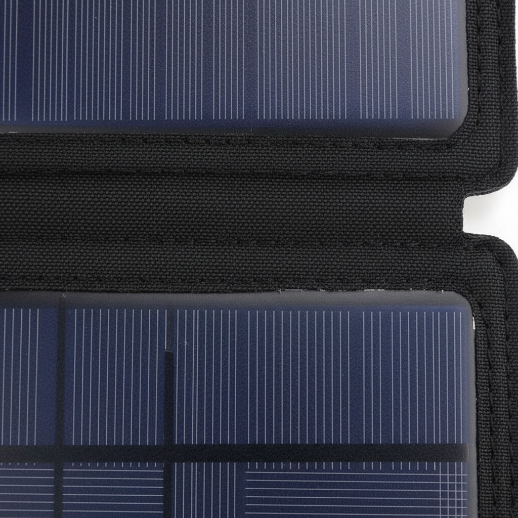 Opvouwbare zonne-energie powerbank kunststof — afbeelding 3