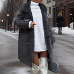 Imitatie lamsbont winterjas