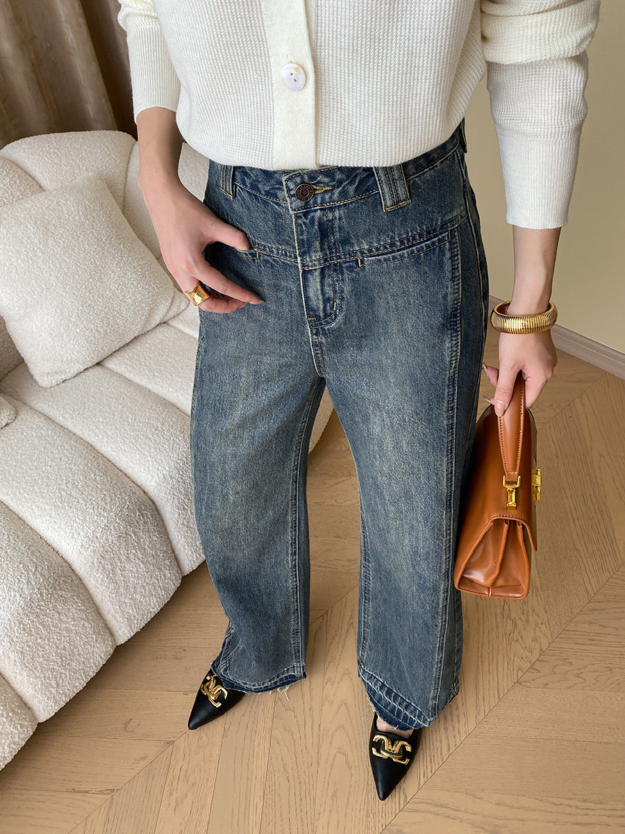 Vintage wijde dames jeans — afbeelding 11
