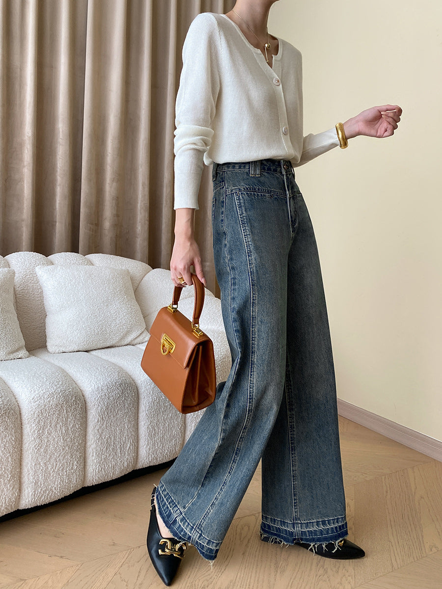 Vintage wijde dames jeans