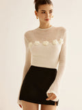 Leuke witte sweater voor dames