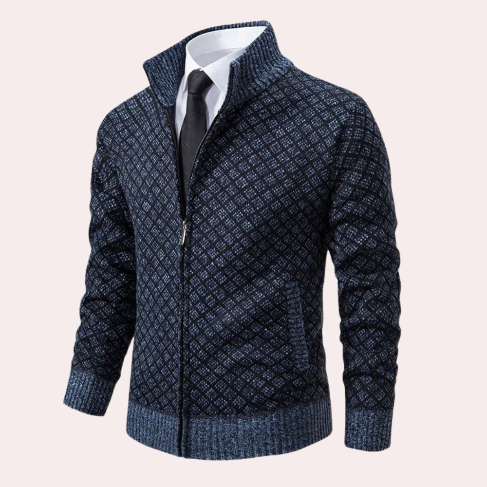 Gebreid vest voor heren Runia