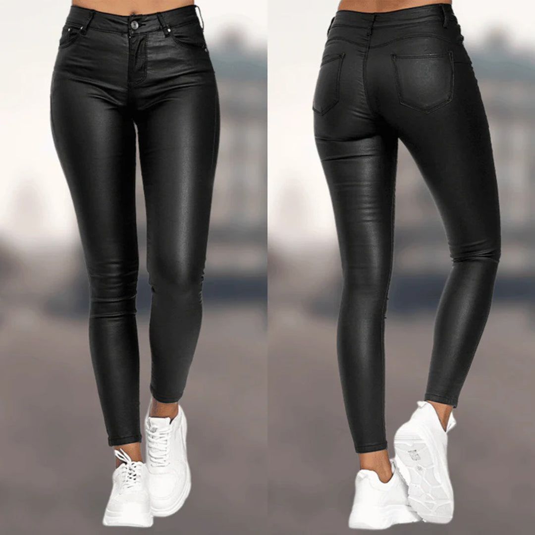 Madelon | Damesbroek met smalle pasvorm en elastische taille