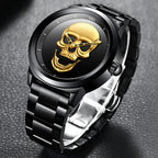 Heren schedel horloge