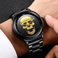 Heren schedel horloge