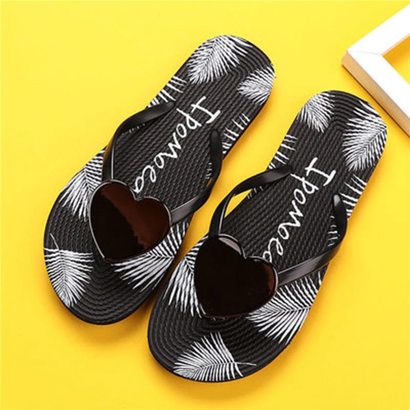 Dames teen slipper Love slides