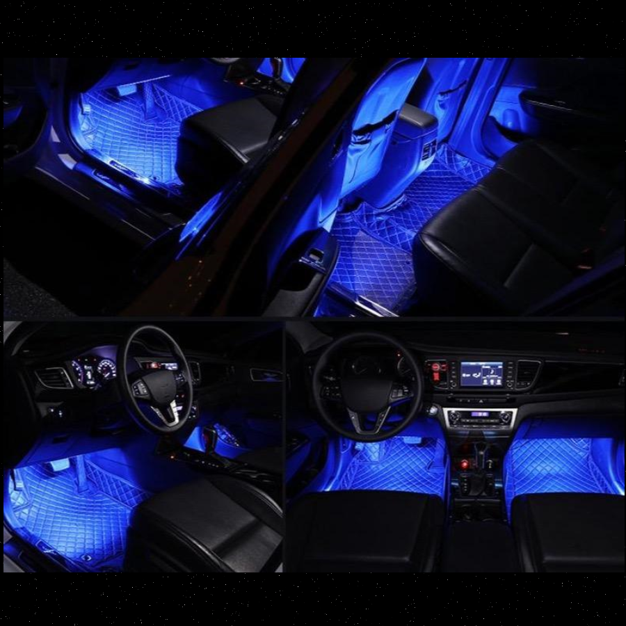 USB-ledvoetverlichting voor de auto