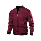 Lichte & trendy heren bomberjack met rits
