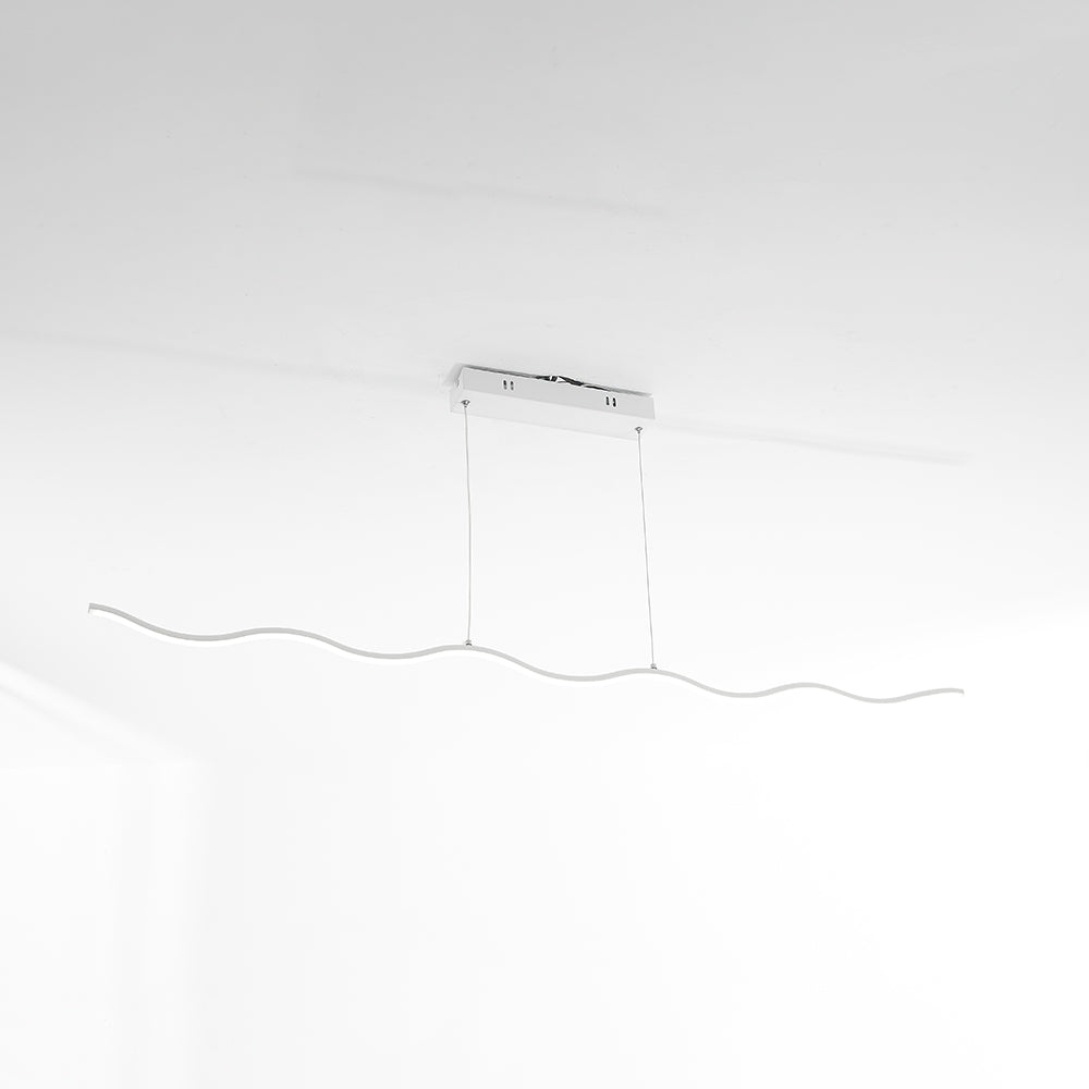 LED hanglamp met trendy golflijn ontwerp