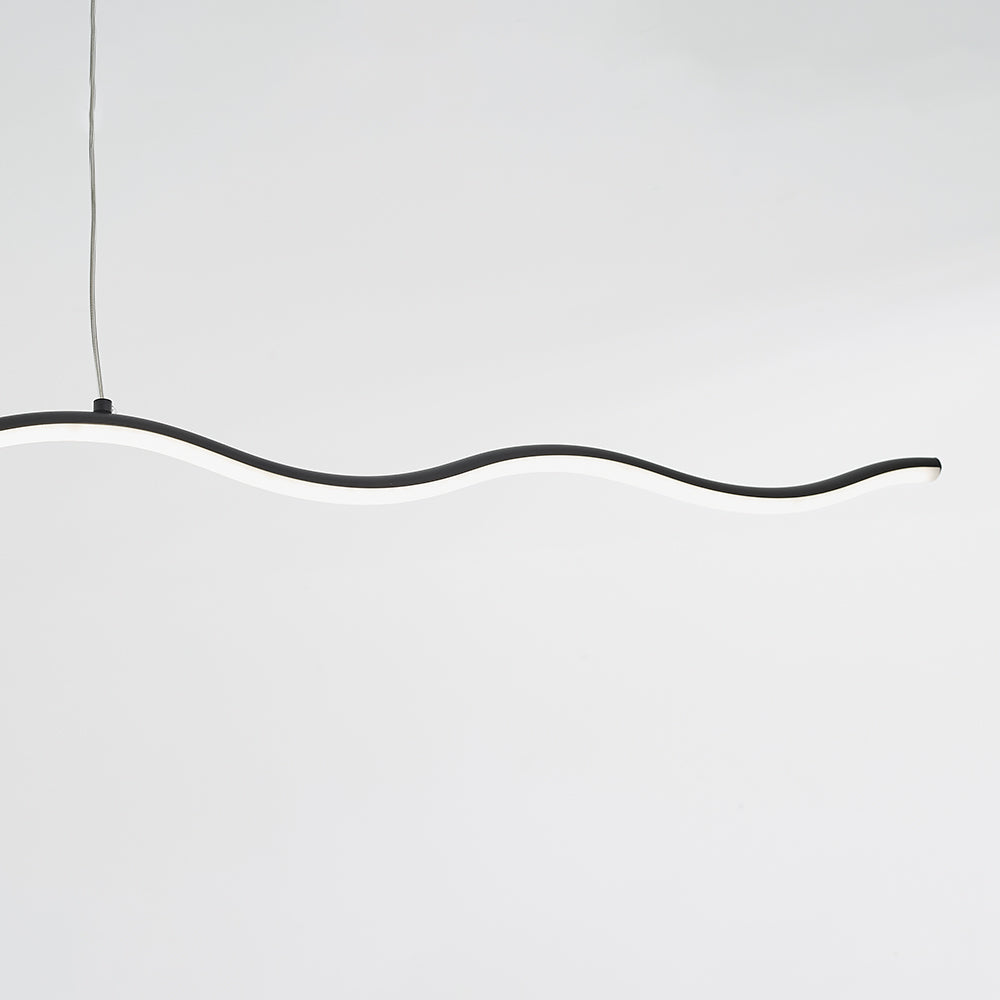 LED hanglamp met trendy golflijn ontwerp