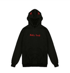 Hoodie met duivelsmotief