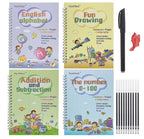 Magisch herschrijfbaar oefenboek voor kids