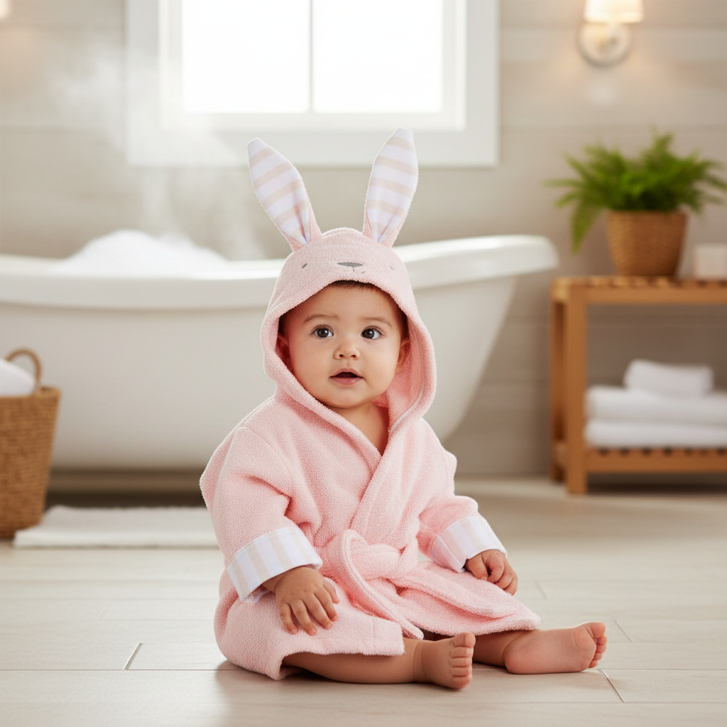Babyhanddoek met kapuchon
