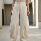 Loszittende barrel-leg-broek