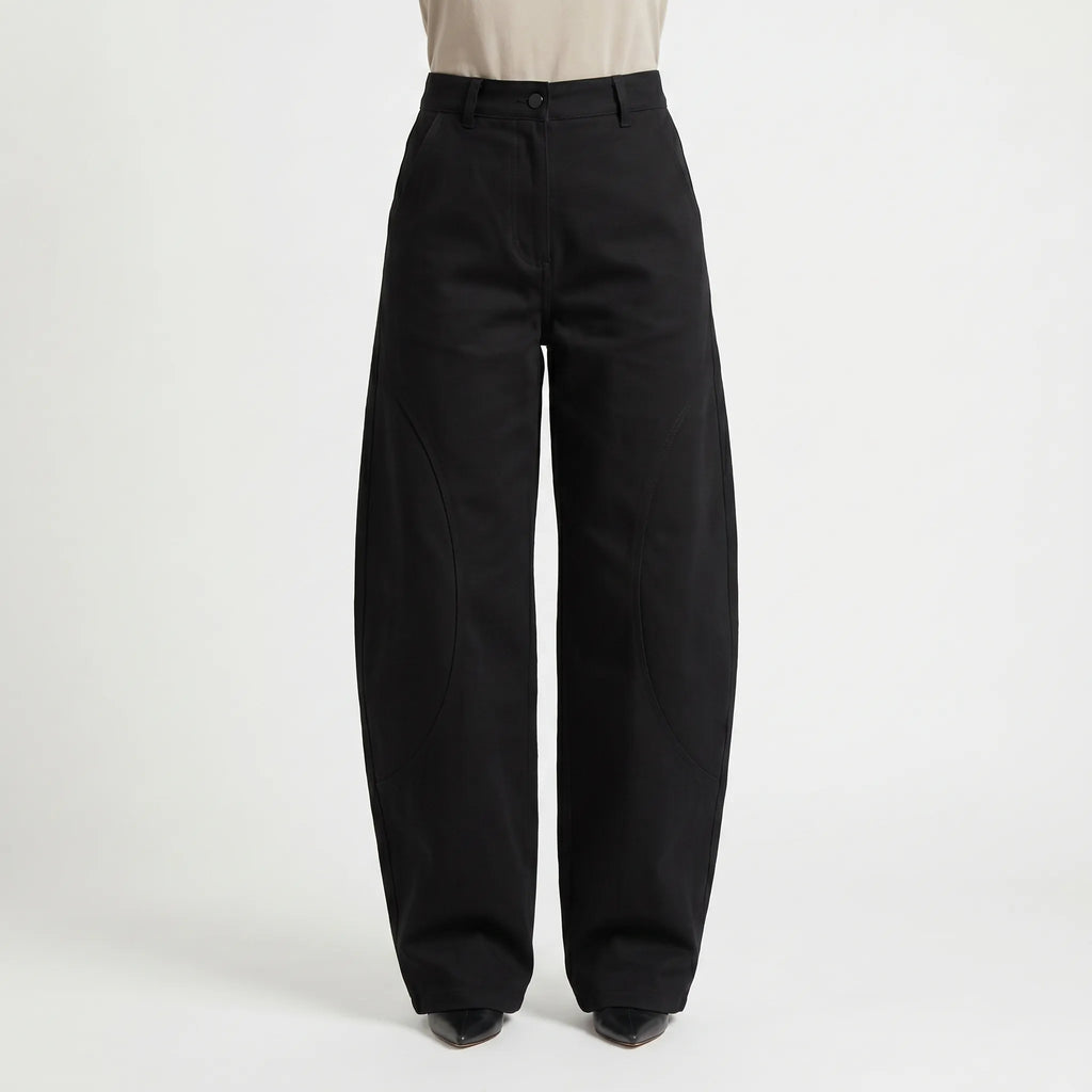 Loszittende barrel-leg-broek