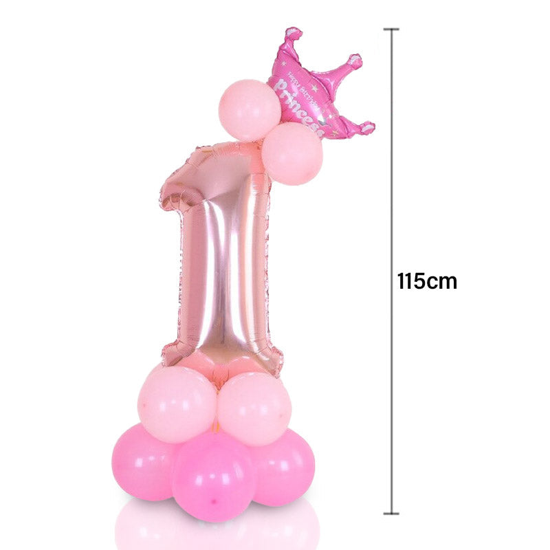 Verjaardagsballon met cijfer