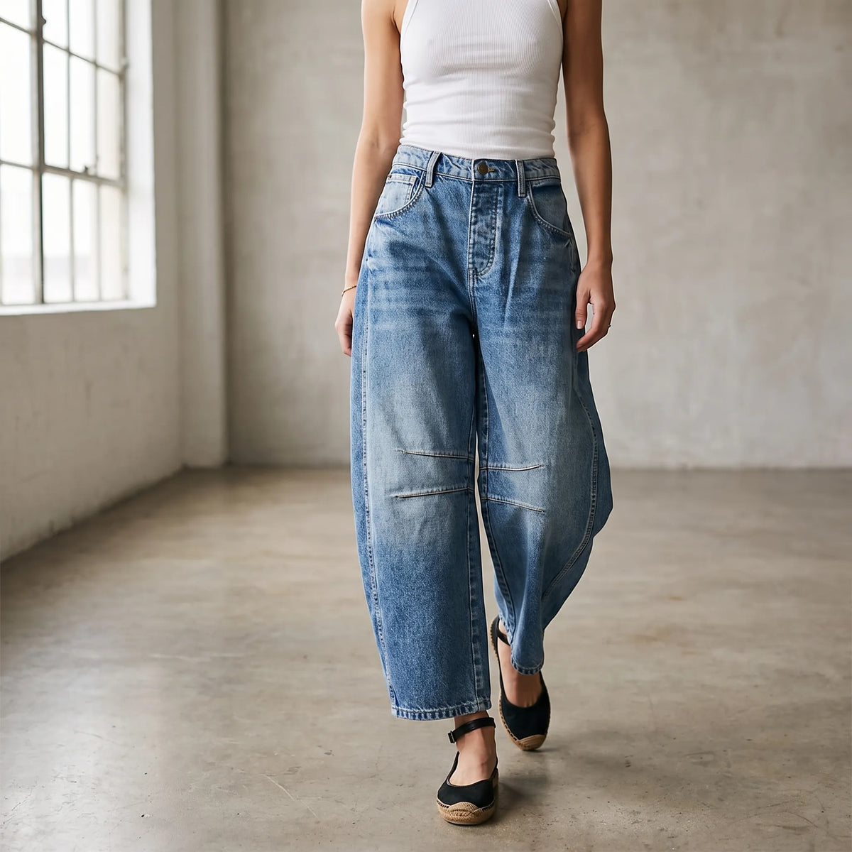 Barrel jeans voor dames