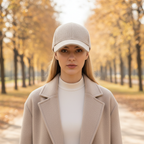 Baseballcap met imitaatbont