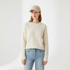 Baseballcap met imitaatbont