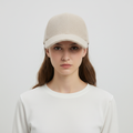 Baseballcap met imitaatbont