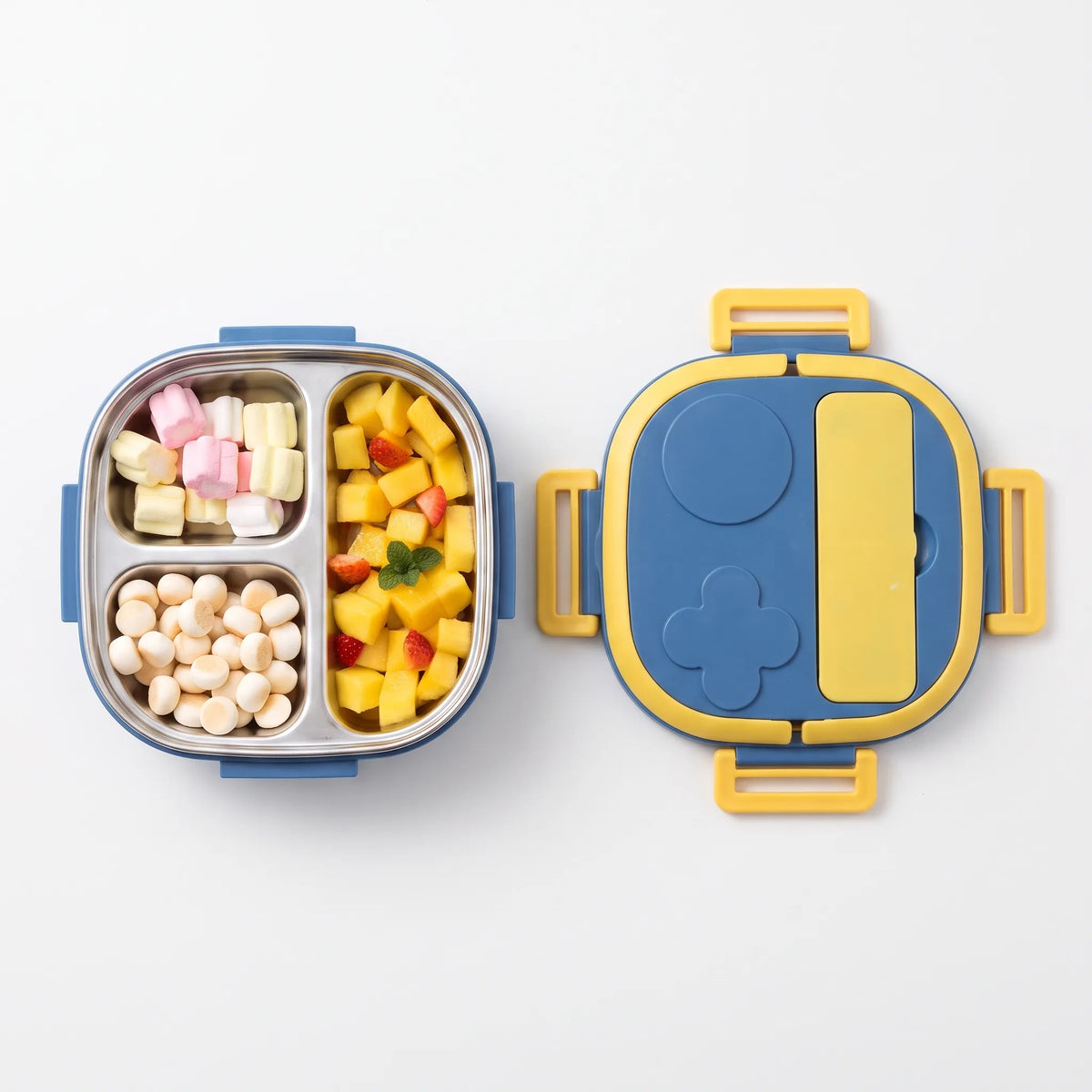 Bento lunchbox met vakjes voor kinderen