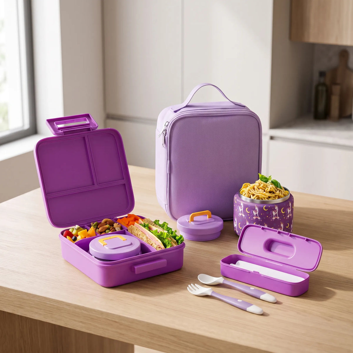 Bentobox lunchbox set voor kinderen