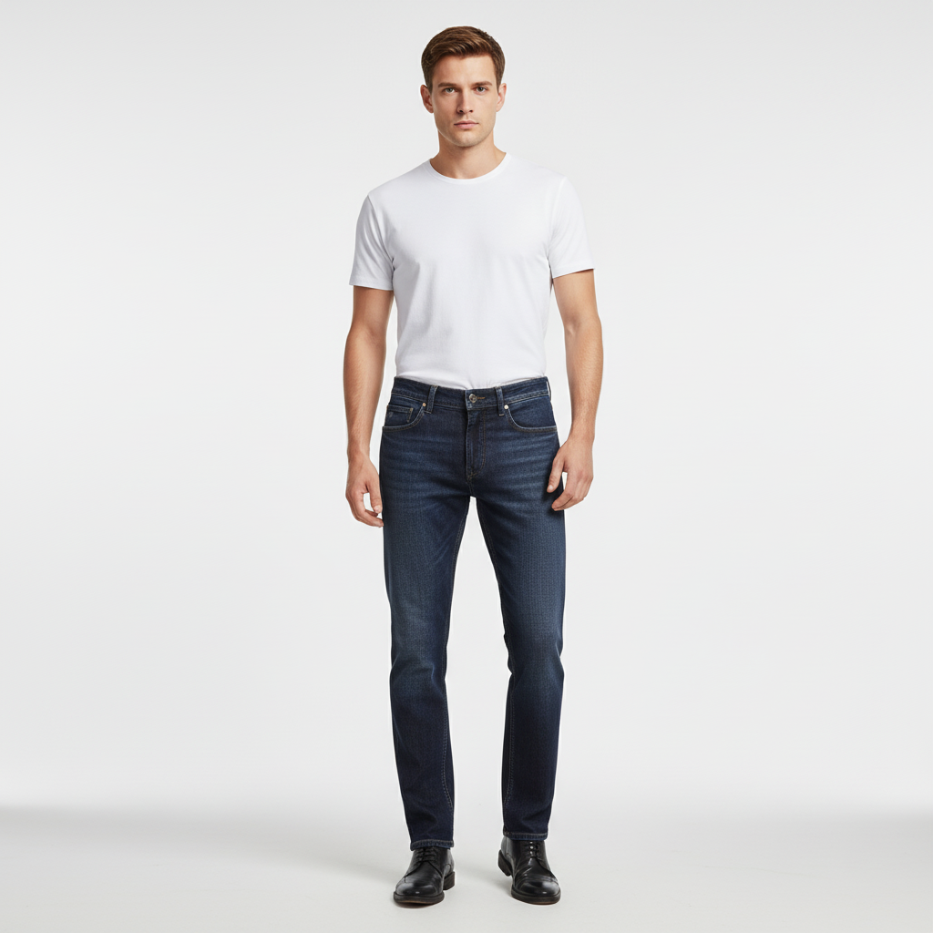 Denim broek