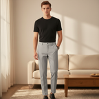 Broek met elastische band