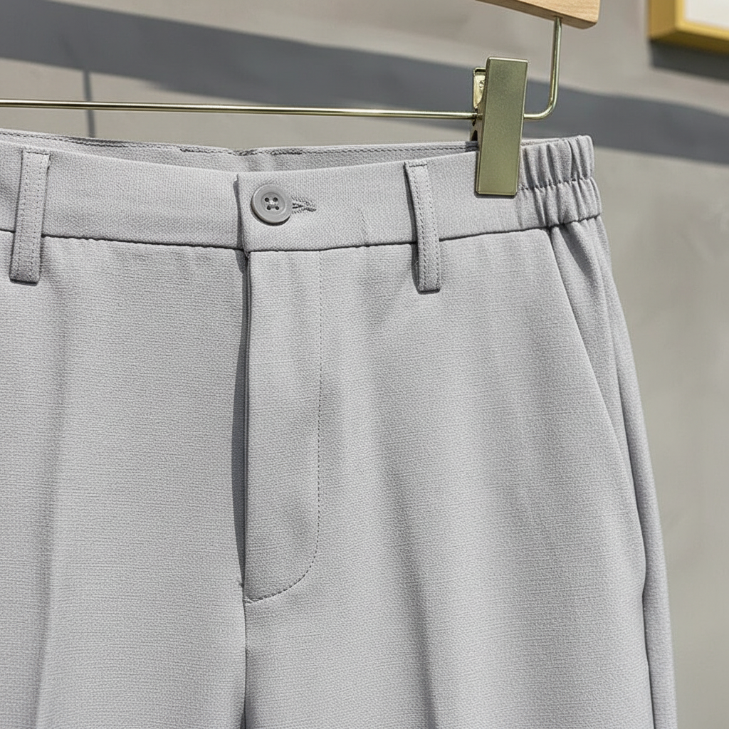 Broek met elastische band