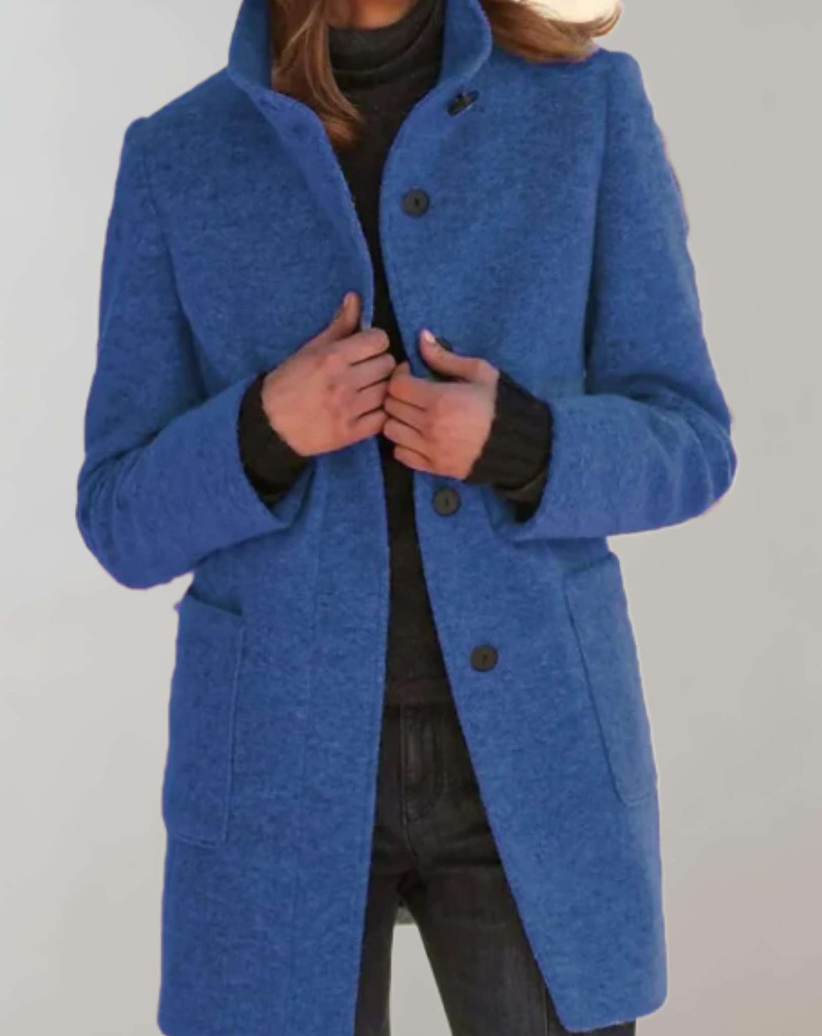 Macy | Lichte dameswintermantel met knopen