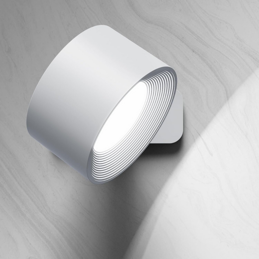 Luma360 – draadloze oplaadbare 360° muurlamp