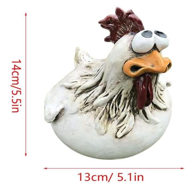 Big eye chicken – tuindecoratie